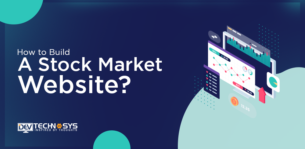 build a stock market website