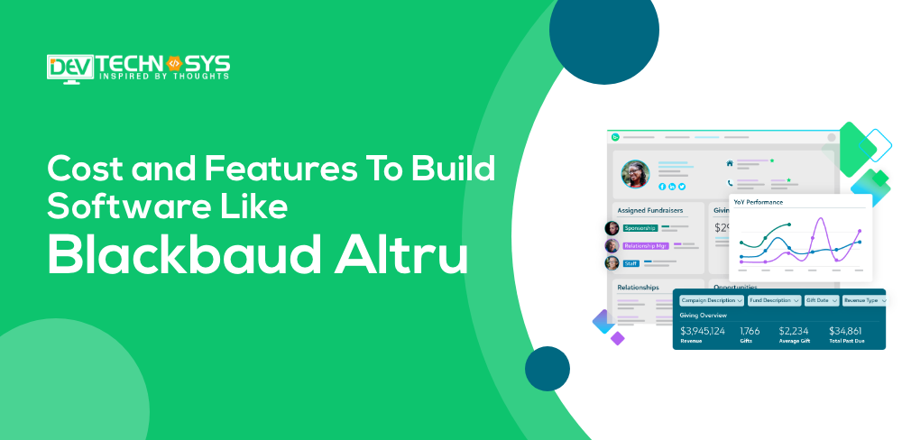 Cost and Features To Build Software Like Blackbaud Altru