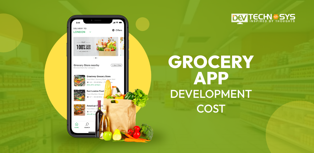 grocery app development cost